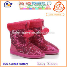 sexy winter boots sequins for children
